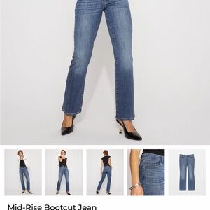 White House Black Market Classic Blue Bootcut Jeans size 6